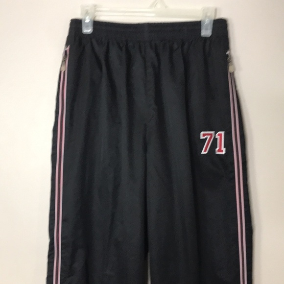 Vintage starter black 71 nylon elastic waist pants size medium - Picture 2 of 11